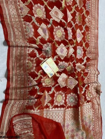 PURE KHADDI GEROGETTE SAREE